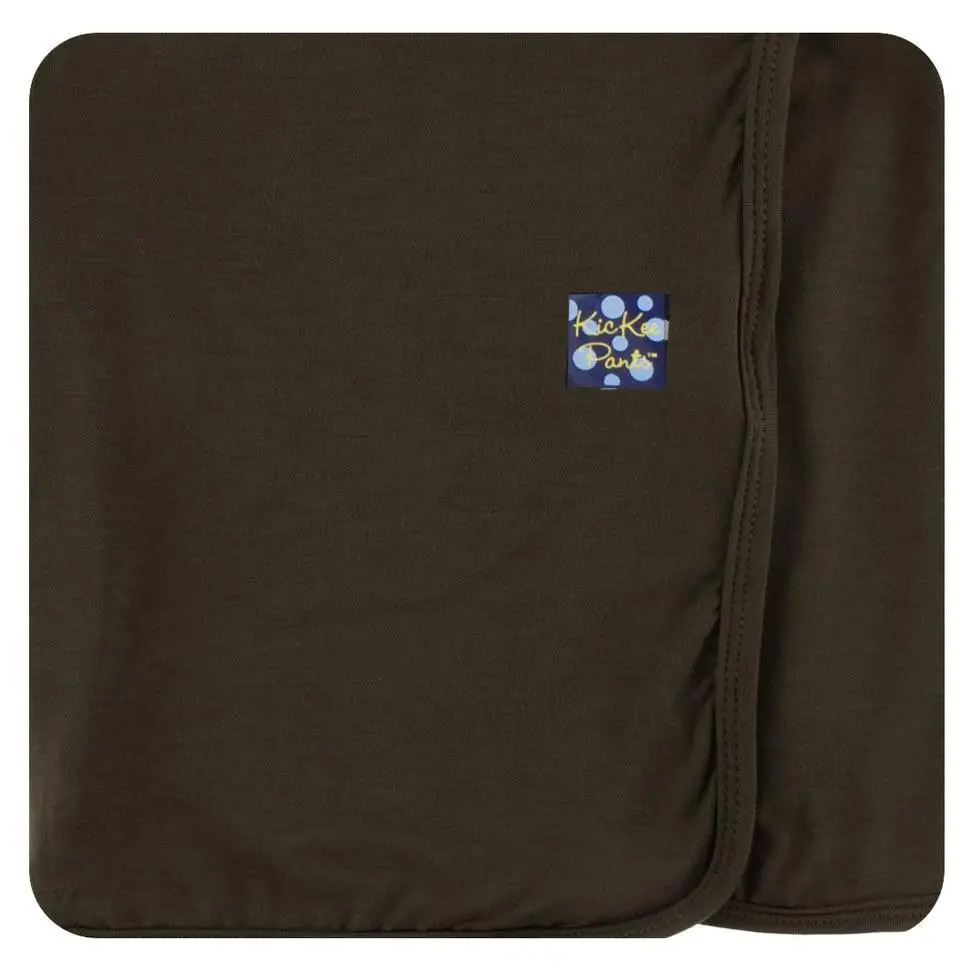 Solid Bamboo Basic Swaddling Blanket - Bark Brown