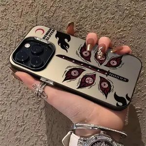For iPhone 16 15 14 13 12 11 Pro Max XS Anime Demon Phone Case Cover Manga Slayer Shockproof