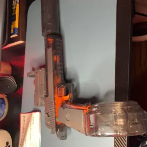 LED Electric Water Gun for Kids & Adults – Long Range Pistol Squirt Gun with Large Capacity, Automatic Summer Pool Toy