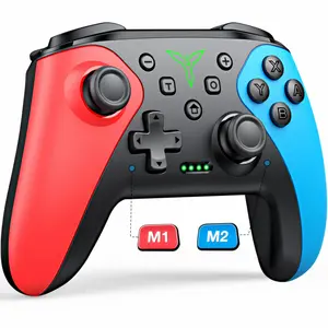 Switch Controller for Nintendo Switch/Lite/OLED Controller , Wireless Switch Controller with a Mouse Touch Feeling on Back Buttons, Switch Pro Controller with Programmable, Wake-up,Turbo Function
