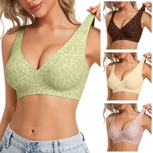 Women's Wireless Bra Comfort Bralettes No Underwire Unlined Cami Bra Seamless Tshirt Bras Sports Bra Bralette Basic Comfortable Fit Womenswear Everyday