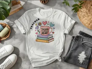 Teacher DTF Transfer Sheets – Teacher Designs for Tees & Gifts