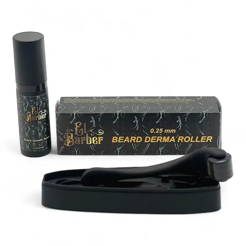Beard Growth Kit Serum & Derma Roller