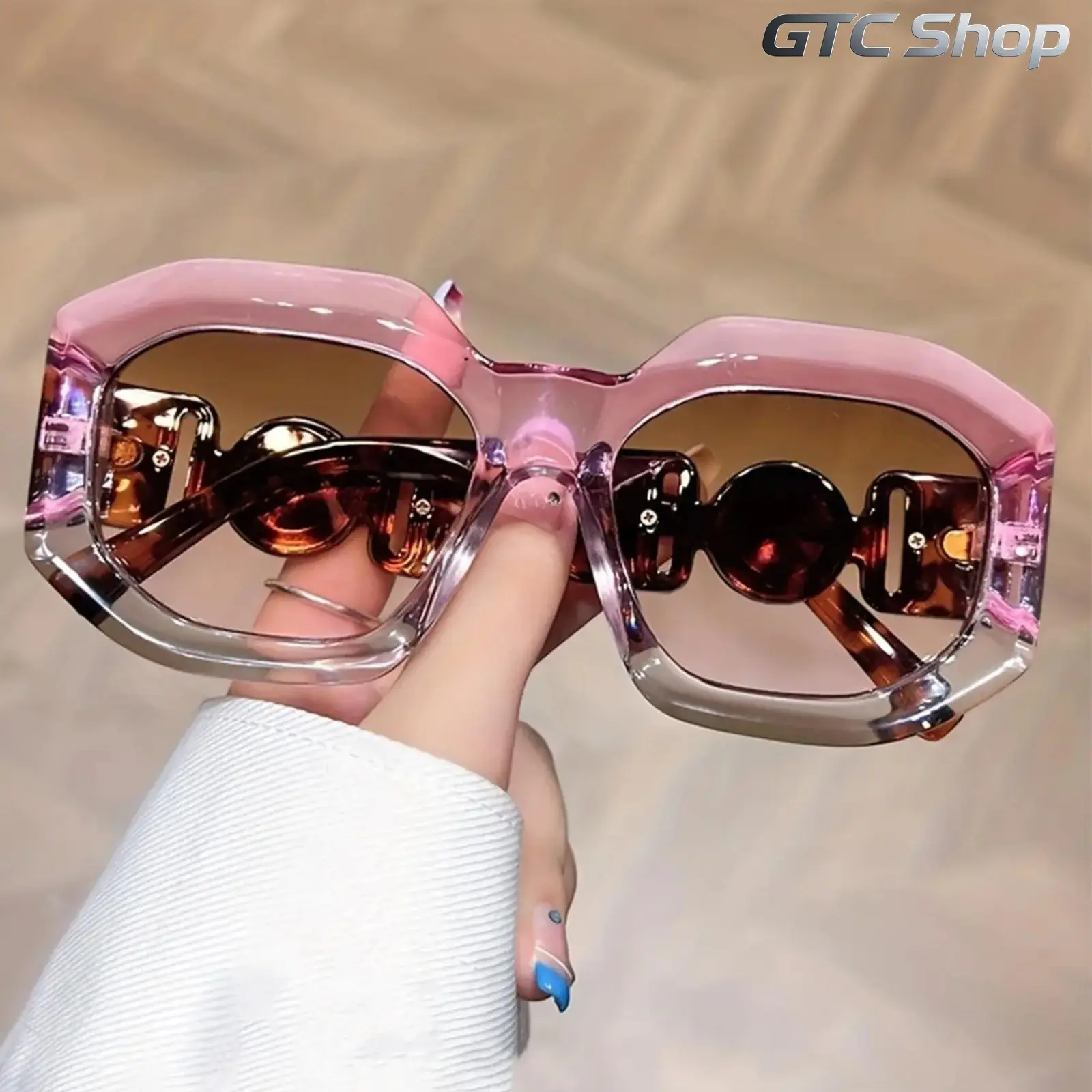 1 Pair Fashion Tinted Lens Sunglasses, Simple Design Trendy Eyewear, Summer Fashion Beach Shades, All-Match Travel Accessories for Everyday Casual Wear and Outdoor Summer Activities