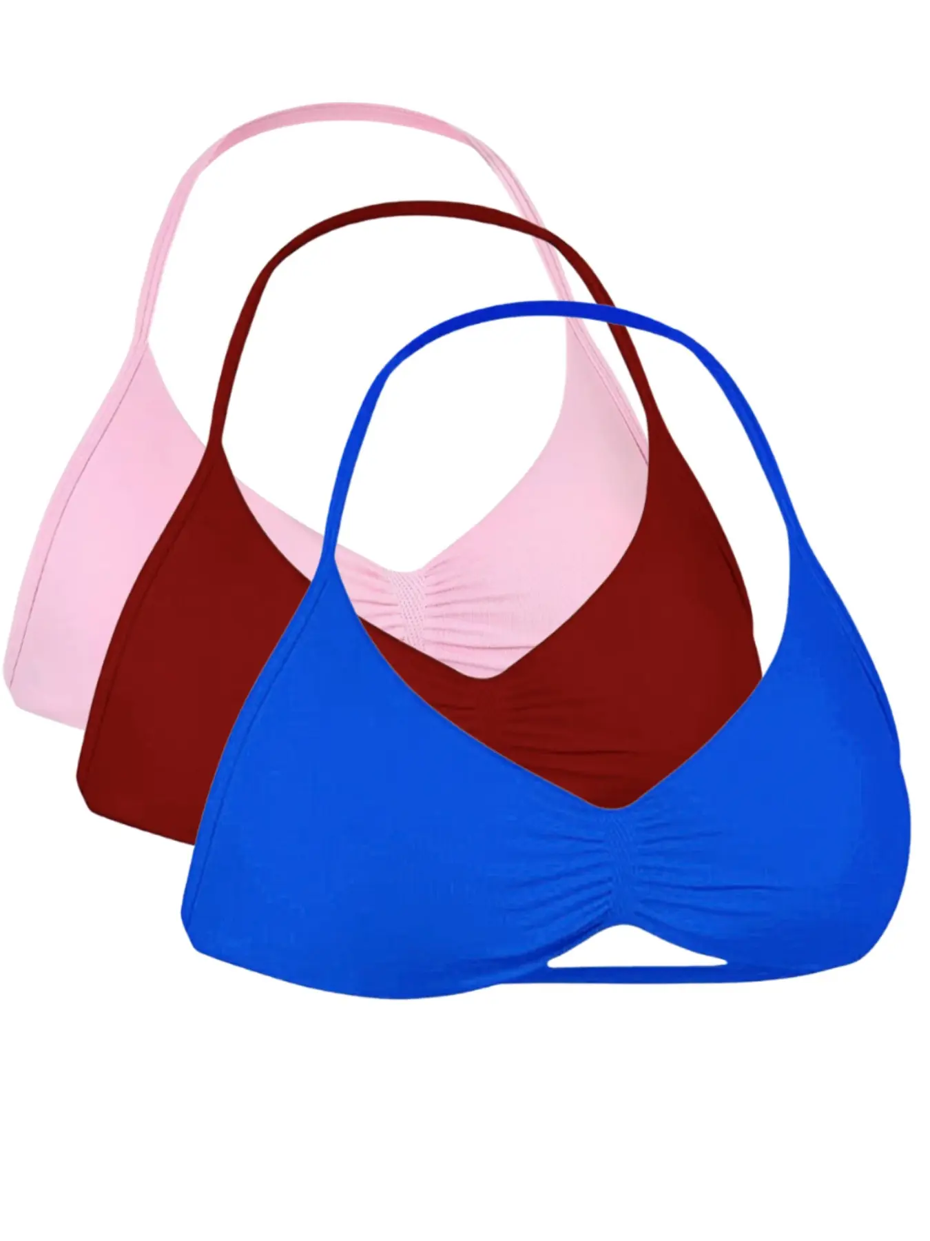 Impact Strappy Stretch Sports Bra for Women, Adjustable Backless Design, Perfect for Yoga & Fitness, Comfortable Workout Wear, Yoga Workout Activewear, Workout Clothes Women, Strappy Sports Bras, Exercise Bra