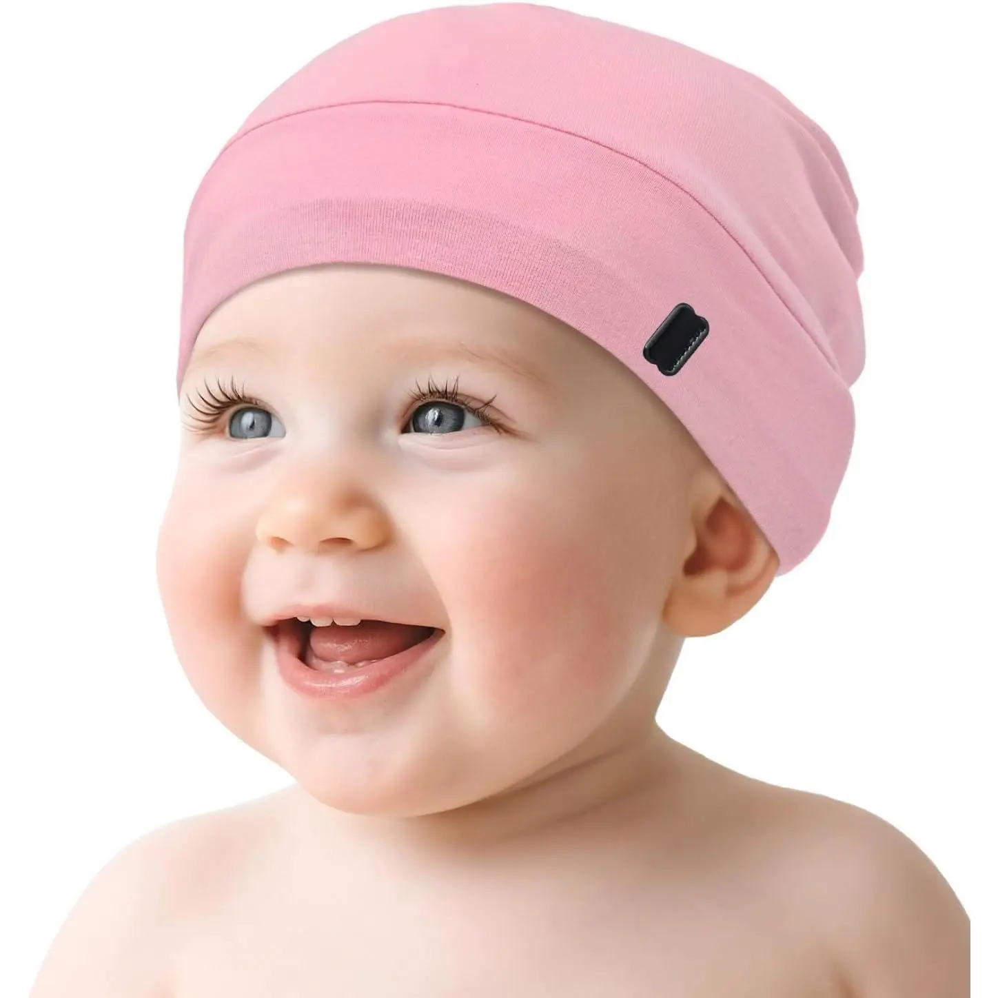 Silky Satin Bonnet for 0-6 Months -Adjustable  Hair Care Sleep Cap