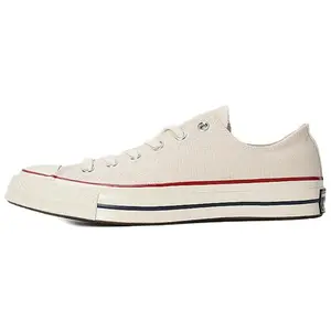 Converse Chuck 70 Ox Classic Retro Durable Low-Top Canvas Footwear - Unisex Athletic Casual Shoe, Beige Trainer for Men and Women