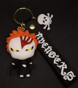 Ichigo Kurosaki Bleach Character Keychain - Hollow Form Design