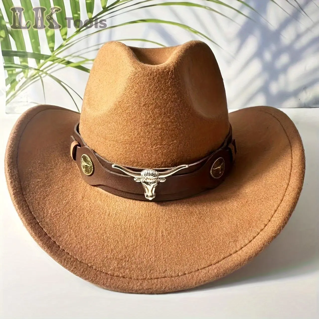 Western Hat Band, Vintage PU Leather Adjustable Decorative Strap for Unisex Cowboy & Casual Denim Hats Accessory, Beanie, Denim Hat Embellishment