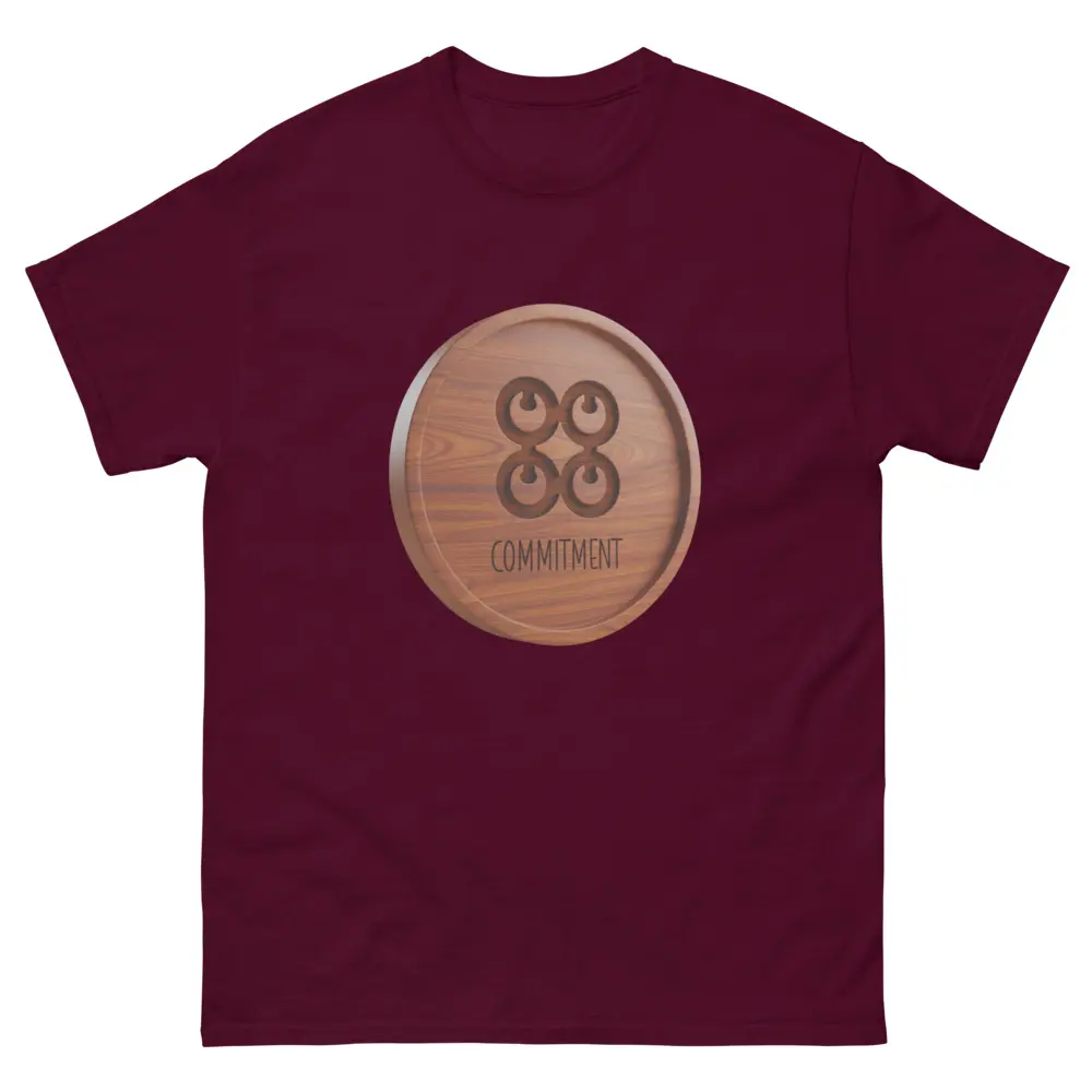Commitment Tee – Adinkra Symbol Series