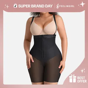 FeelinGirl New Drops FeelVibe Tummy Control Shorts Shapewear for Women Plus Size Butt Lifting Bodysuit Postpartum Body Shaper Super Brand Day