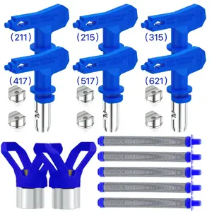 13-Piece High-Pressure Spray Gun Spray Nozzles Set, Includes Holder & Filter, Durable Design for Professional Use, Ideal for Airless Paint Sprayers, Spray Nozzle Tips