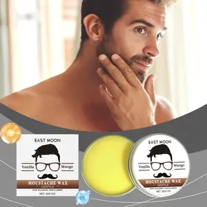 Men's Beard Balm Smooth Glossy Non-Greasy Gentle Moisturizing Beard Care Cream, Softening & Nourishing Formula for Men Gentlemen