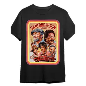 Sanford & Son Classic TV Men's 100% Cotton Tee Short Sleeve Round Neck Casual Theme Party Wear