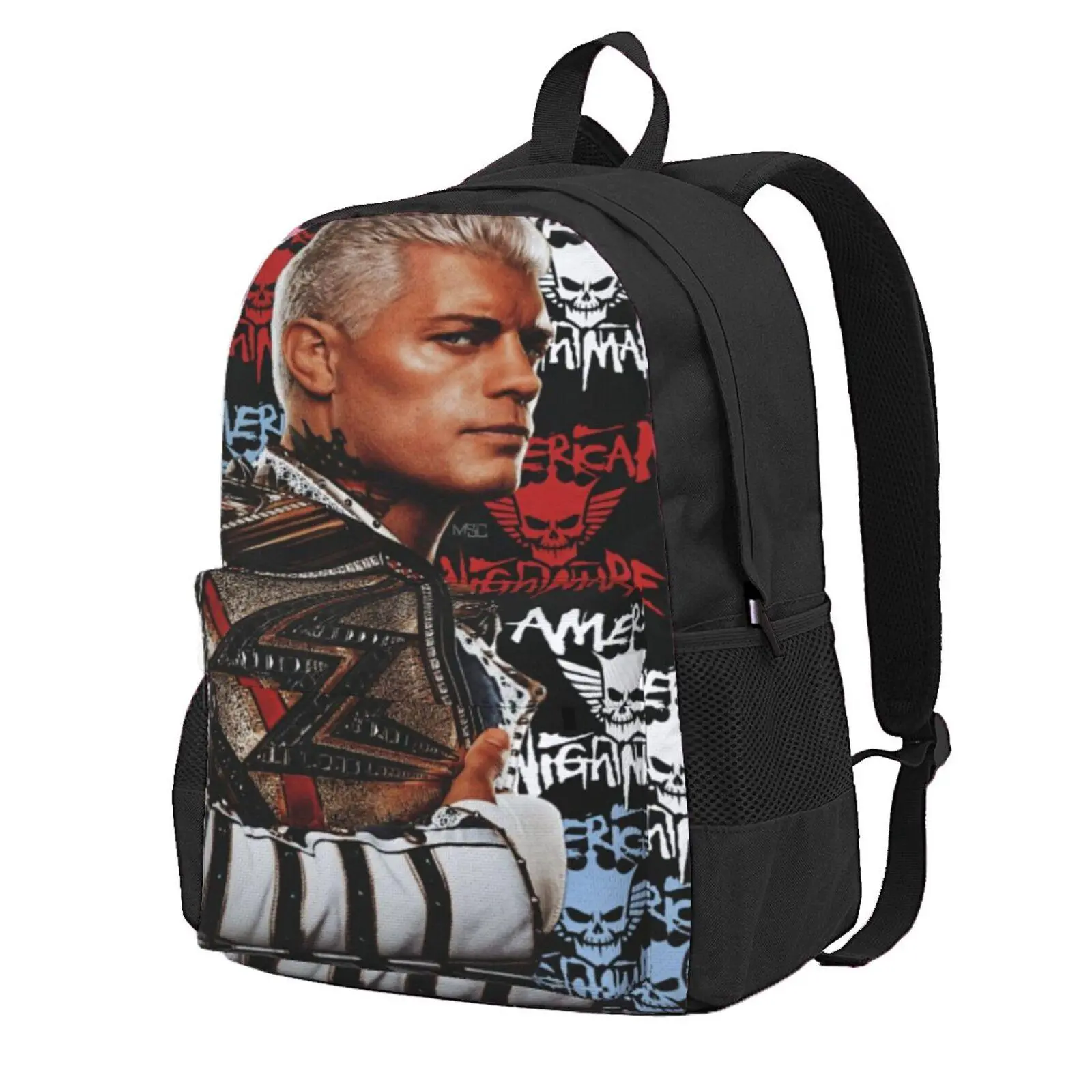 WWE Kids School Backpack Wwe elite Student Daypack wwe merch Versatile Bookbag for Elementary, Commuting & Weekend Adventures