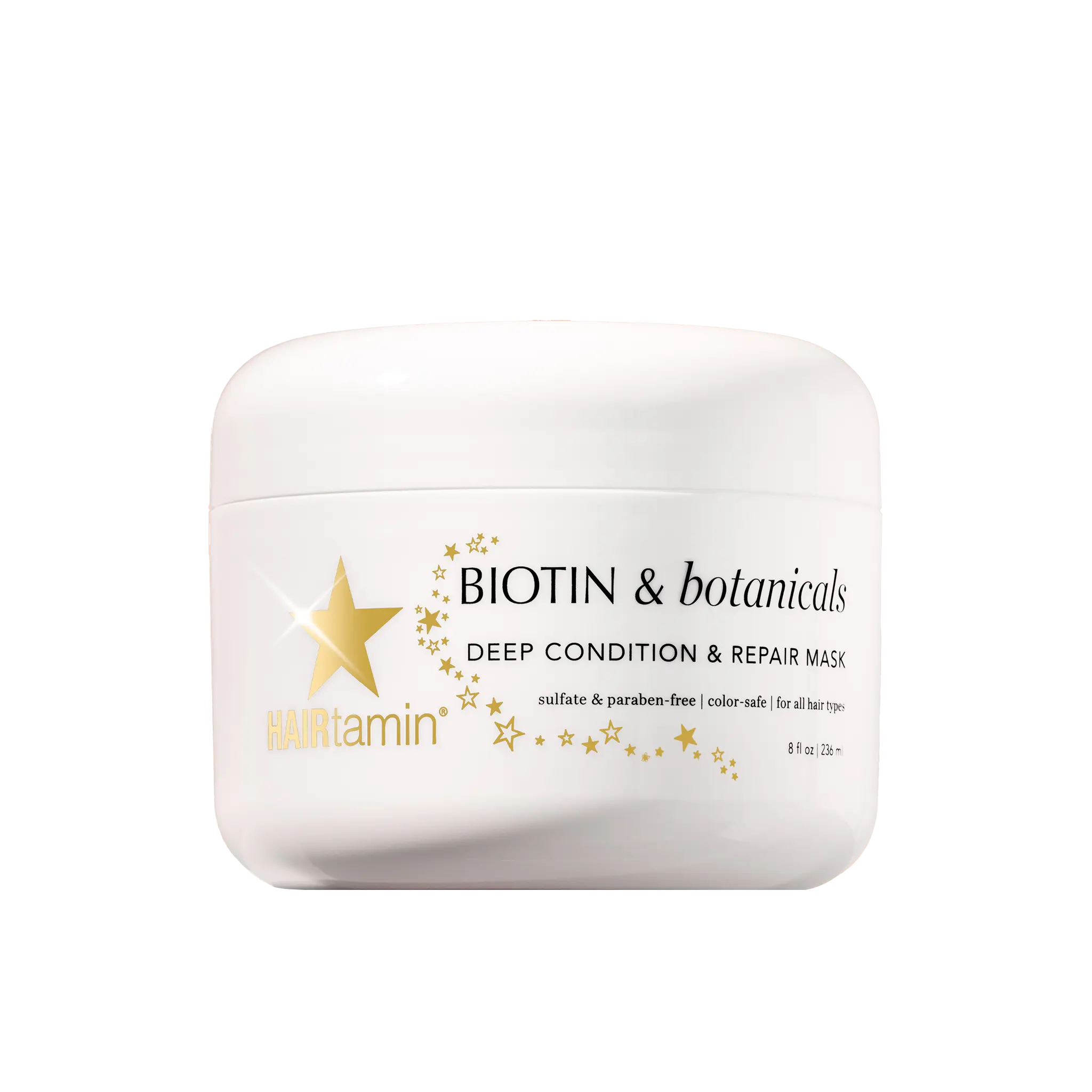 HAIRtamin Biotin & Botanicals Deep Condition & Repair Mask : Repairs Dry, Damaged, or Over-Processed Hair, Restores Strength & Hydration After Color, Heat, or Chemical Treatments