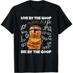 100% Cotton The Burnt Peanut Bungulator Goop Goop, Live by The goop T-Shirt