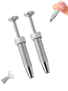 Piercing Taper Ball Grabber Tool for Changing Jewelry Stainless Steel Grabbe Tool for Changing Jewelry Anti-Slip Grip Piercing Ball Grabber Tools