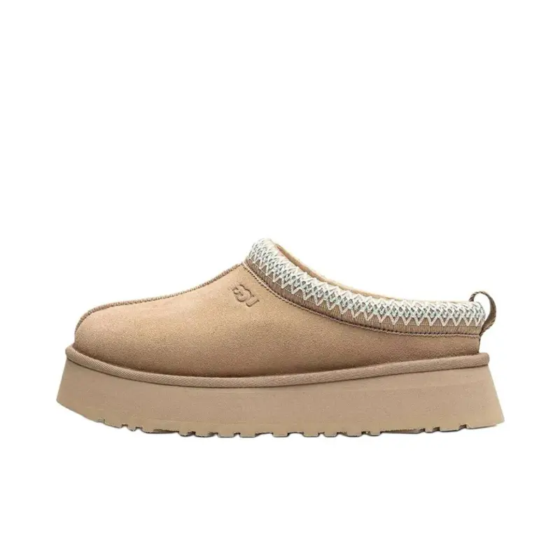 UGG Tazz Slipper Sand Women’s Perfect Daily Comfort Slipper Lifestyle Fashion Footwear Girl, Shoe, Soft, Platform, Stylish, Thick Sole Slippers, Suede Flat Slippers