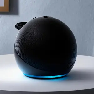 Completely Upgraded Portable Bluetooth Audio Speaker - Spherical Design, Compact Stereo, 3X Enhanced Bass, High-Output Room-Filling Sound, Ideal for Living Rooms, Portable Speakers