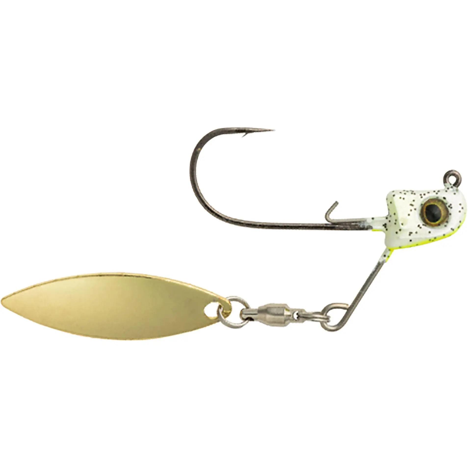 Finesse Underspin Fishing Jigs - Lifelike 3D Eyes, Custom Head, Stainless Steel Ball Bearing Swivel, Forward Line Tie, Optimal Horizontal Swim Action, Secure Hookups, 3 Different Weights (3/16 oz), Durable for Intense Battles, for Avid Great Lakes Anglers