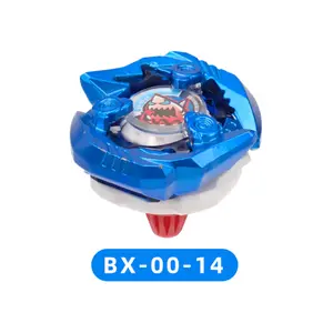 X Series BX Series BX-00-14 Shark Fin Gyro Finger Spinning Top Ultra-low center of gravity, large-angle upward-curved blade, metallic blue color scheme, shark-themed design 4.8 cm (1.88 in) Children's gift collectible toy