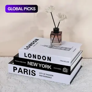 Beautiful Decorative Coffee Table Books, Fashionable Faux Fake Books for Home Bookshelf, Modern Room Decoration, Living Room Decor, Novelty Decor, Desk Decor, Stackable Props, Set of 3 #GLOBAL PICKS