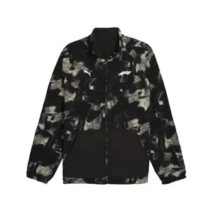 PUMA Mens F1 Statement Puffer Jacket Athletic Outerwear Casual - Black