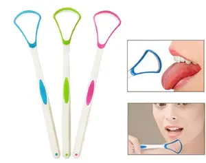 3-Pack Tongue Scrapers for Adults & Kids – Oral Hygiene Tool for Fresh Breath & Clean Tongue Lightweight Durable Gentle Cleansing