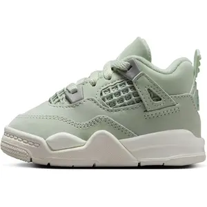 Toddler's Jordan 4 Retro Seafoam/Sail-Metallic Silver (HV4384 003)
