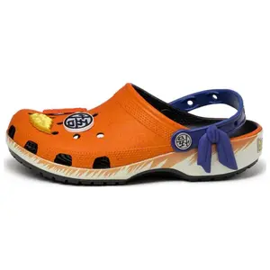 Dragon Ball Z x Crocs Classic Clog Unisex Comfortable Casual Slip-On Shoes Trending Shoes, House White Official Shoes to Get / Maison Mihara