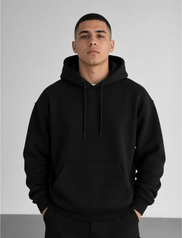Men's Skull Print Hoodie - Gothic Streetwear Long-Sleeve Pullover with Ribbed Cuffs, Front Pocket for Spring Daily Casual Wear Menswear Sweatshirts