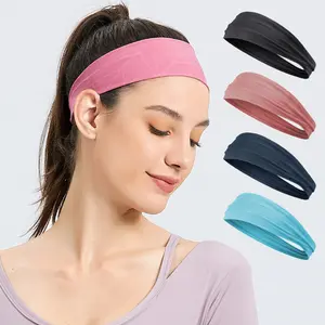 Elastic quick-drying sports headband women's basketball outdoor running fitness yoga sweat-absorbing and antiperspirant headscarf hair band