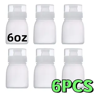 6PCS 6oz Salad Dressing Container to Go Mini Food Condiment Portable Storage Squeeze Bottles for Ketchup/Sauces, Leak Proof, Leak-Resistant - Home Improvement. Kitchen Lid Seasoning Reusable Utensils