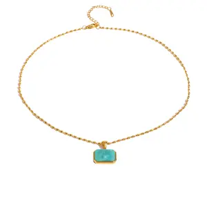 Turqs + Caicos Stone Necklace
