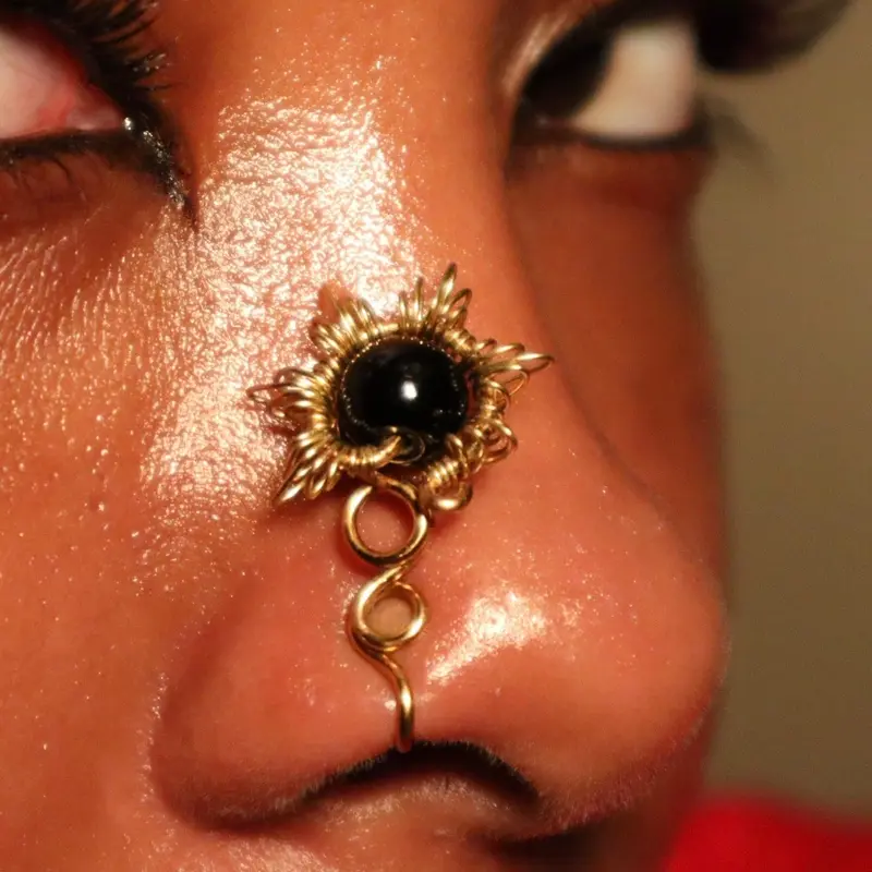 Solar Eclipse Nose Cuff