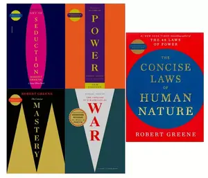 Collection 5 Books Set - [CONCISE]  Seduction, Power, WAR, Mastery and Concise Laws, Paperback