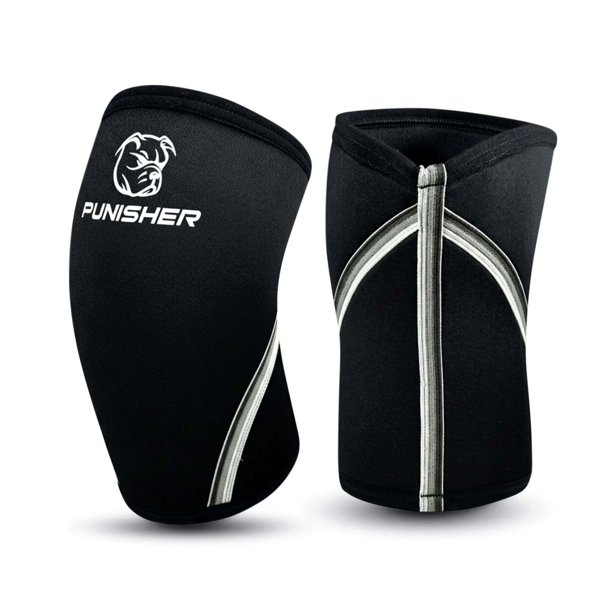 7mm Neoprene Knee Sleeves, Supportive Compression for Powerlifting, Weightlifting, Squats, and Heavy Lifting, Snug Fit