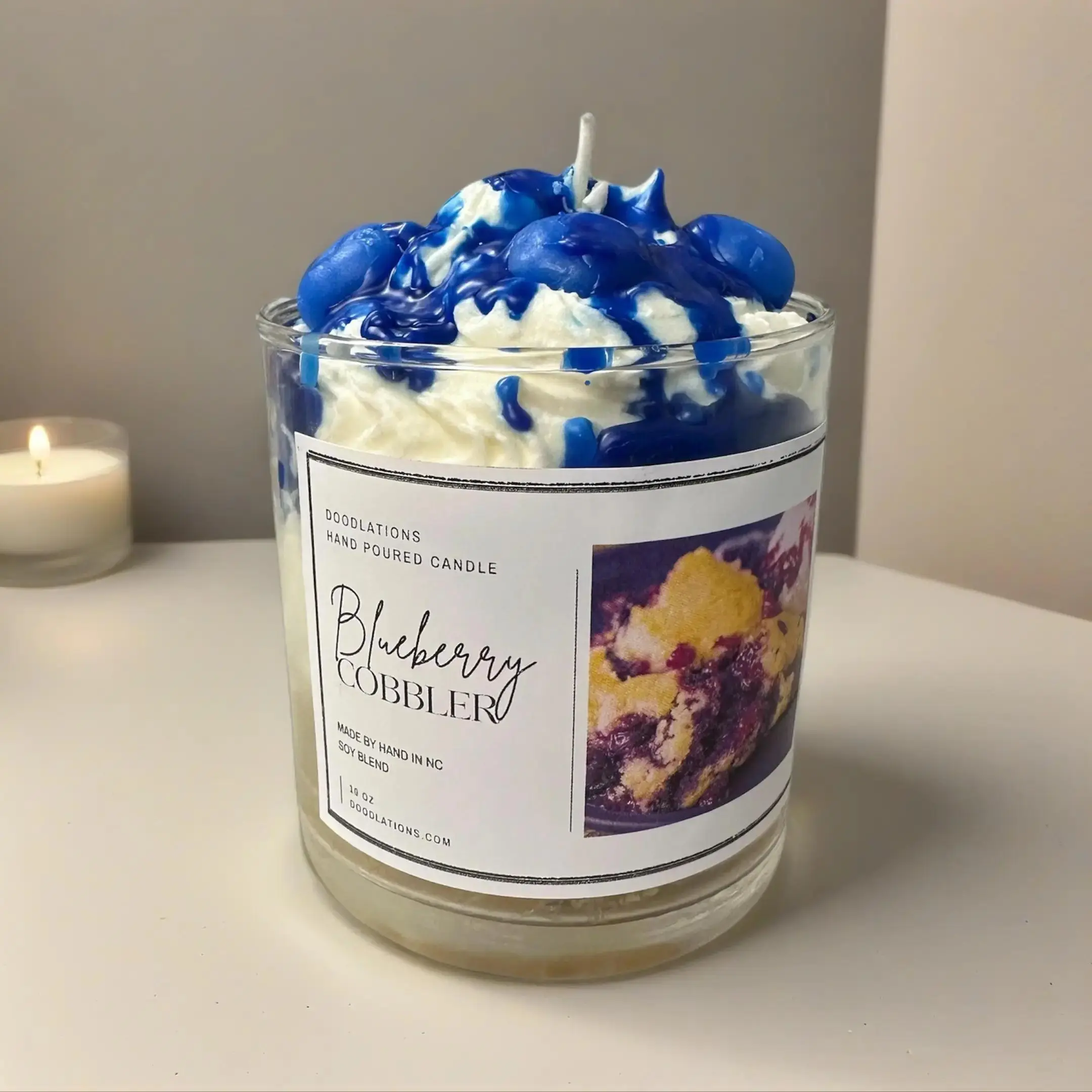 Doodlations Boutique Candle | Blueberry Cobbler