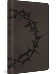 ESV Premium Gift Bible (TruTone, Charcoal, Crown Design) Imitation Leather - High-Quality Packaging for Customization Options