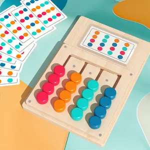 1 Party Game Board, Simple Wooden Alzheimer's Product for Seniors, Colorful Memory Game, Large Sensory Activity Board with Fidget Tools for Dementia Patients