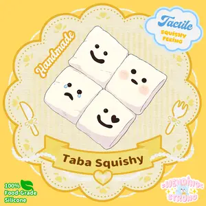 [Taba Soft Squeeze Stress Relief Toy] Marsh 4-Pack 317g - This handmade Taba soft squeeze stress relief toy is made entirely of silicone and is the perfect gift for boys and girls.