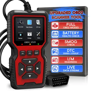 OBD2 Scanner Live Data Professional Mechanic OBDII Diagnostic Code Reader Tool for Check Engine Light V519 car owner escaner automotriz