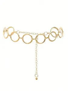 Elegant Fashion Belt for Women - 1 Piece Versatile Circular Waist Decorative Chain in Autumn Fashion Accessories