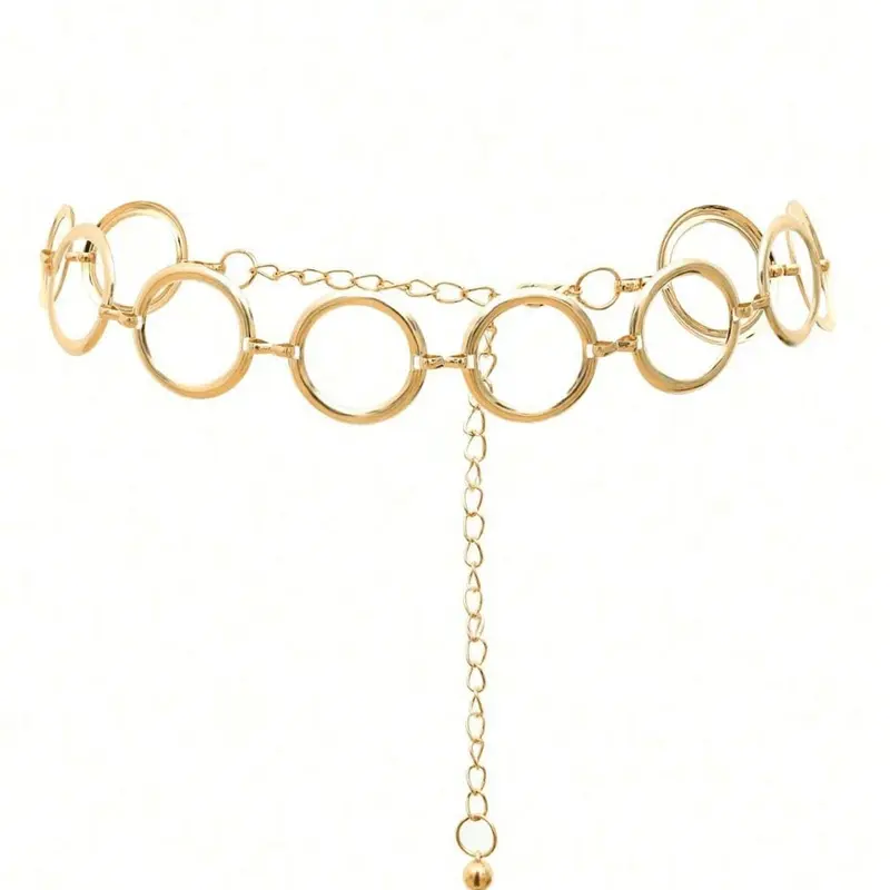 Elegant Fashion Belt for Women - 1 Piece Versatile Circular Waist Decorative Chain in Autumn Fashion Accessories