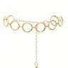 Elegant Fashion Belt for Women - 1 Piece Versatile Circular Waist Decorative Chain in Autumn Fashion Accessories
