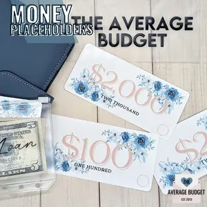 Placeholder Money Cards for Cash Stuffing