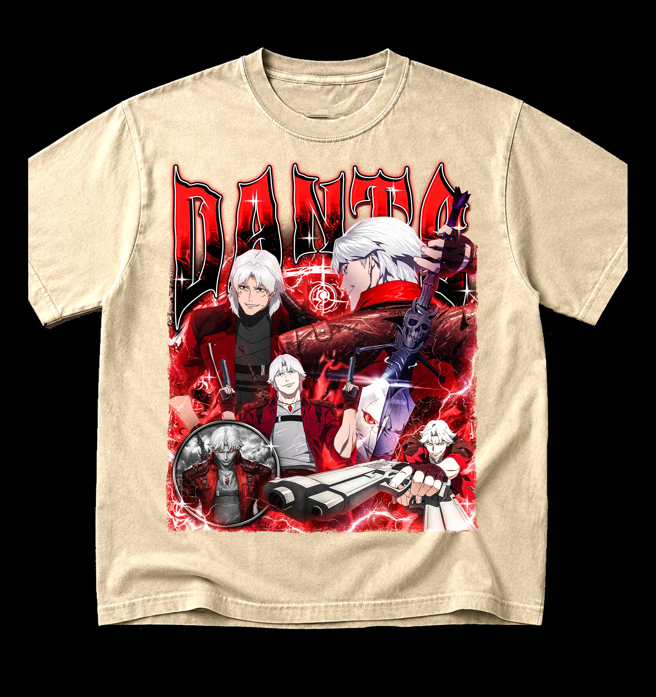 Devil May Cry Dante Art Anime Character T-Shirt