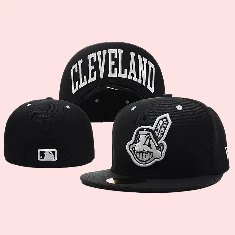 2026 Premium Embroidered New Era Cleveland Indians Hat – Adjustable Snapback for Daily Wear