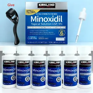 Kirkland Minoxidil 5% for Men & Women Universal Solution for Pattern Baldness & Thinning Liquid Hair Growth Booster 3-Month Supply a
